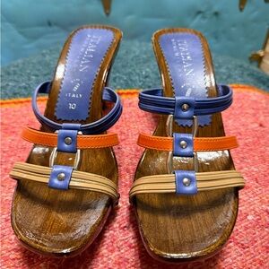 Elegant Multicolor Strappy Sandals